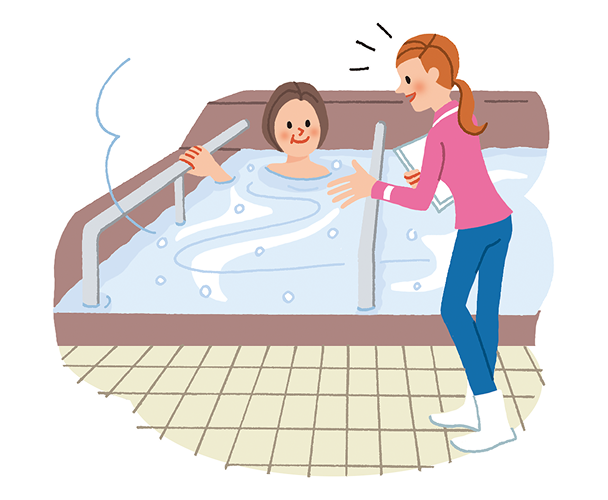 認定施設を訪れるのイメージ